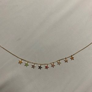 Star rainbow necklace